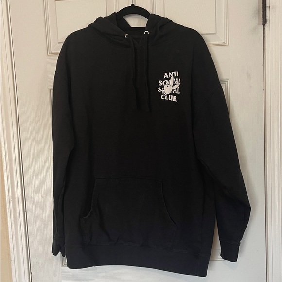 Anti Social Social Club X Playboy Bunny Collab Classic Black Hoodie